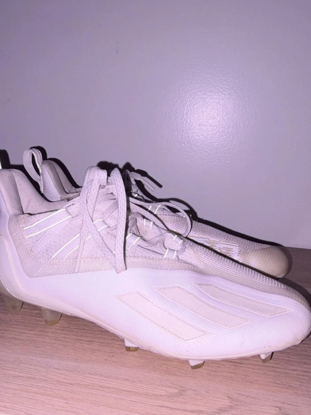 Adidas Adizero 11.0 Football Cleats Cloud White Mens size 9